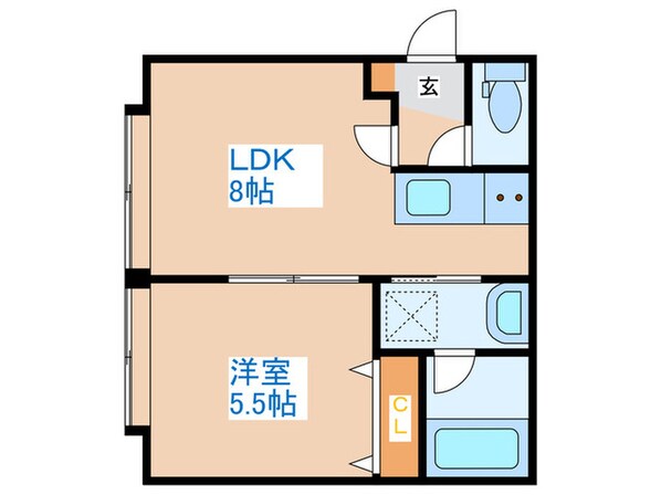 アベニュー7-11の物件間取画像